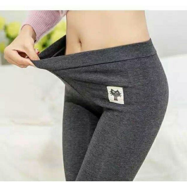 Quần legging mèo lót lông