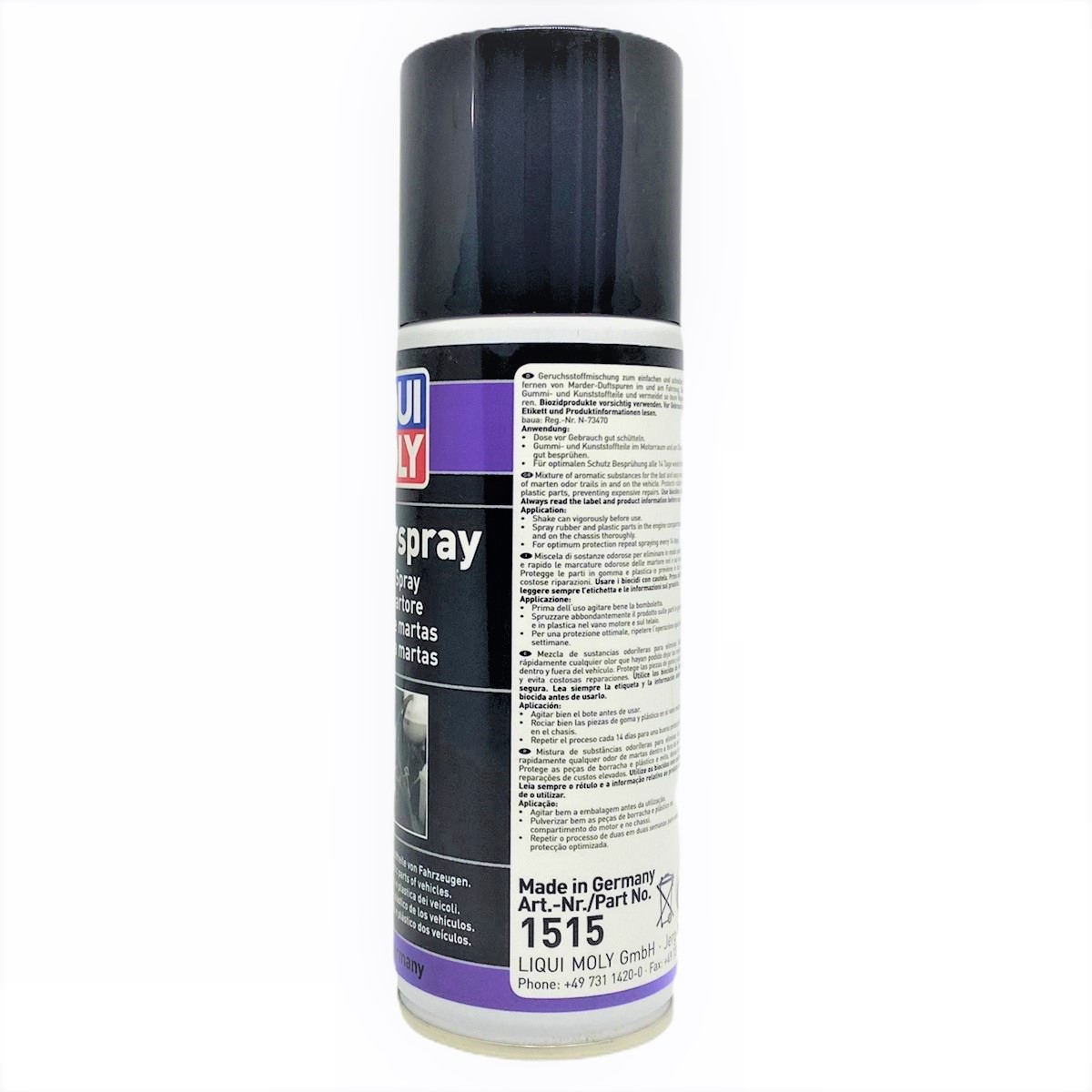 Chai xịt chống chuột, đuổi chuột Liqui Moly 1515 - Tặng kèm 1 khăn lau chuyên dụng 3M