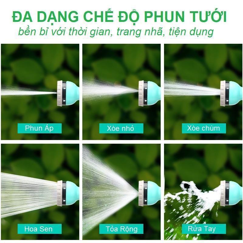 Bộ vòi nước xịt rửa tưới tiêu cây cảnh Mirco Hose Reel X15 15m - Home and Garden