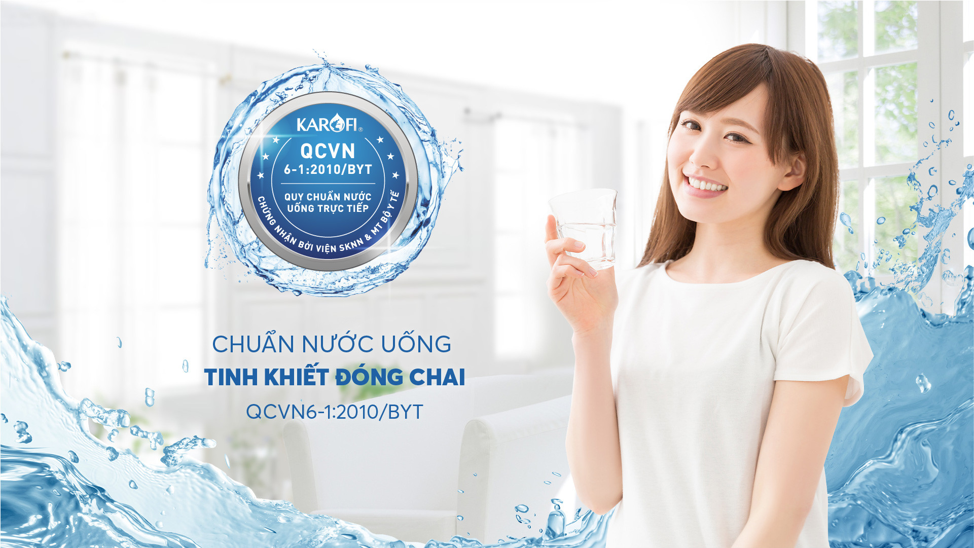 Máy lọc nước 8 lõi lọc hàng chính hãng Karofi Livotec 311, màng RO 100GDP Hàn Quốc