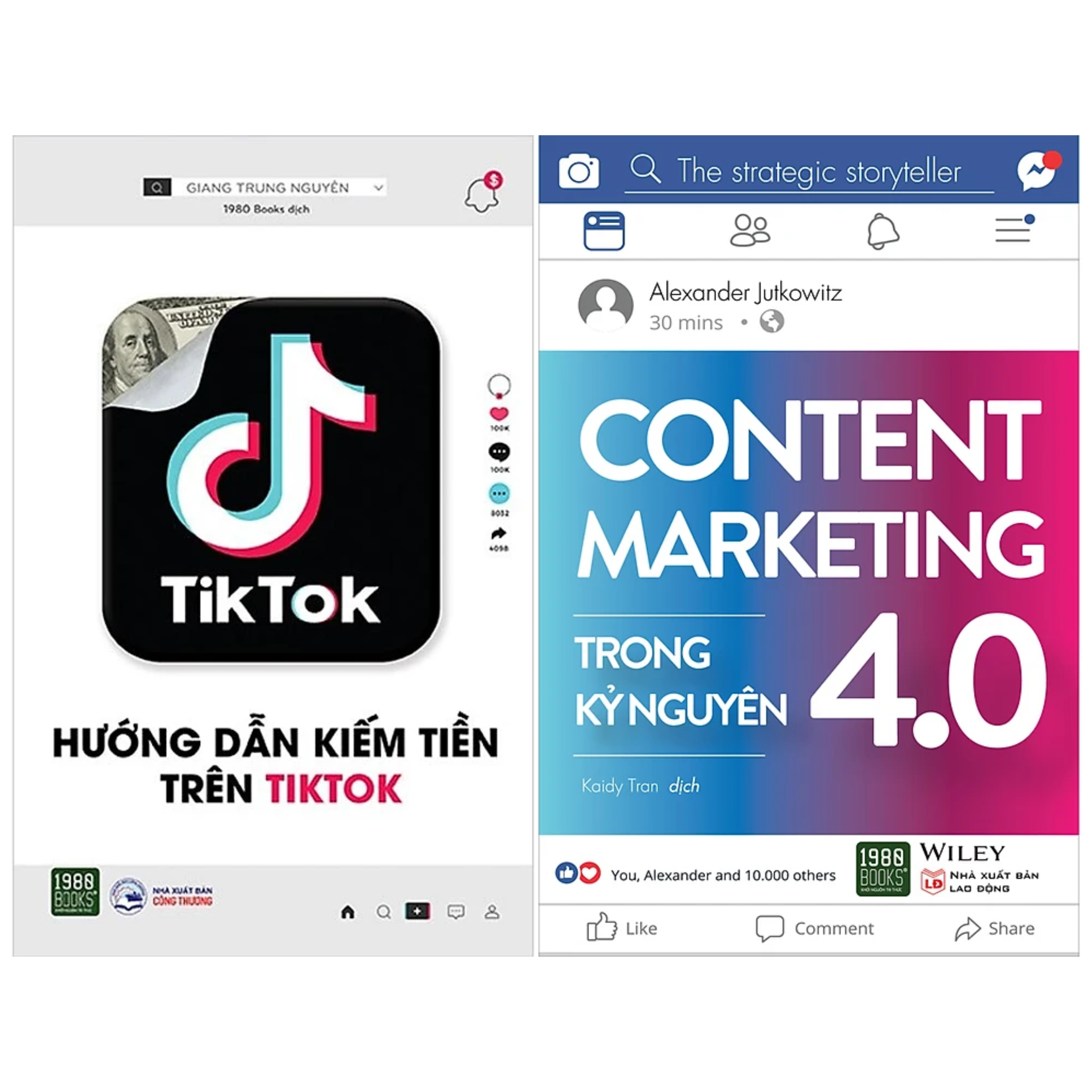 Combo 2Q: Hướng Dẫn Kiếm Tiền Trên TikTok + Content Marketing Trong Kỷ Nguyên 4.0