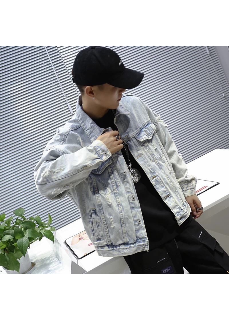 Áo Khoác Jean Nam Cao Cấp KJ10