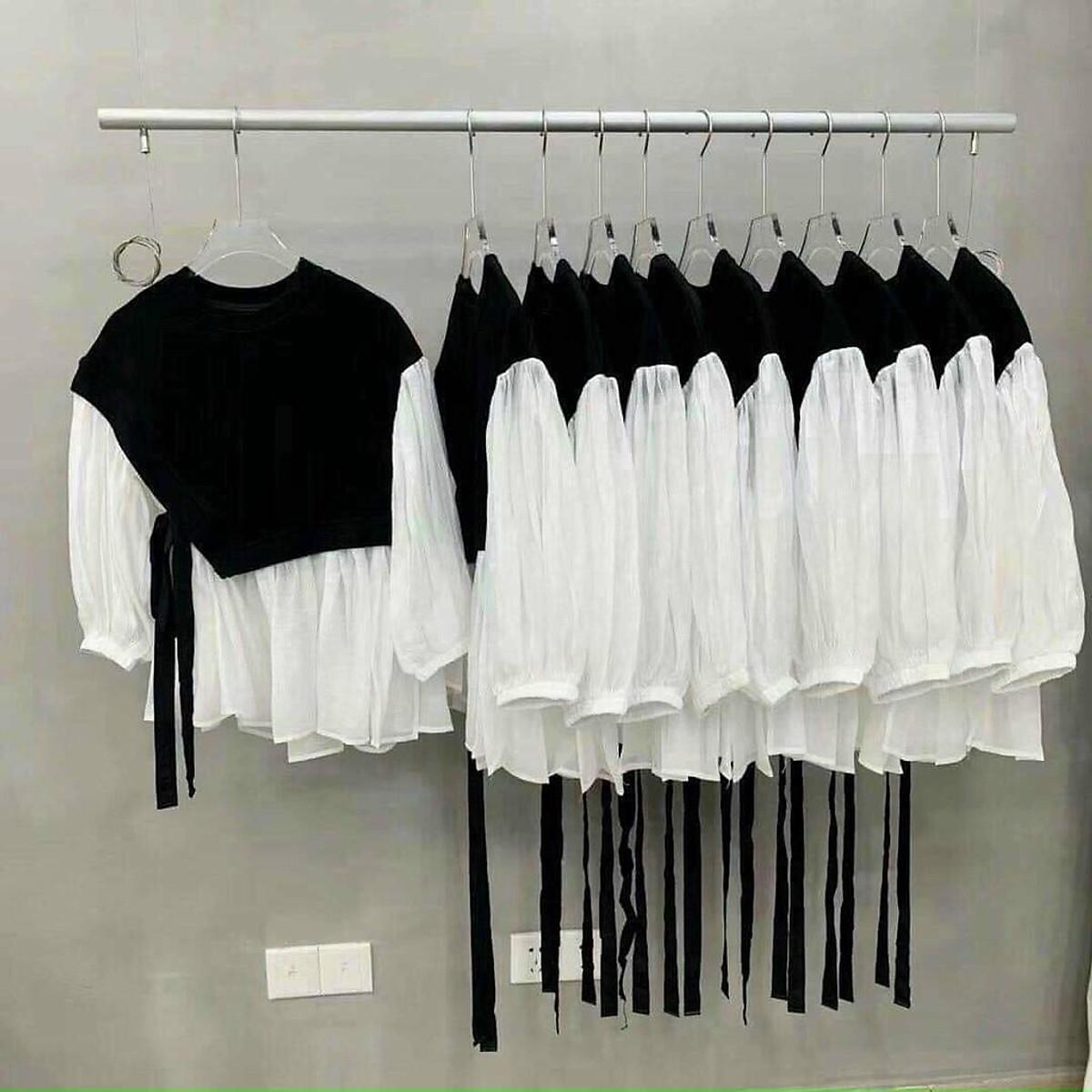 Áo thun nữ 2 màu kiểu Hàn - Áo thun kiểu nữ - Áo thun hot trend Hàn