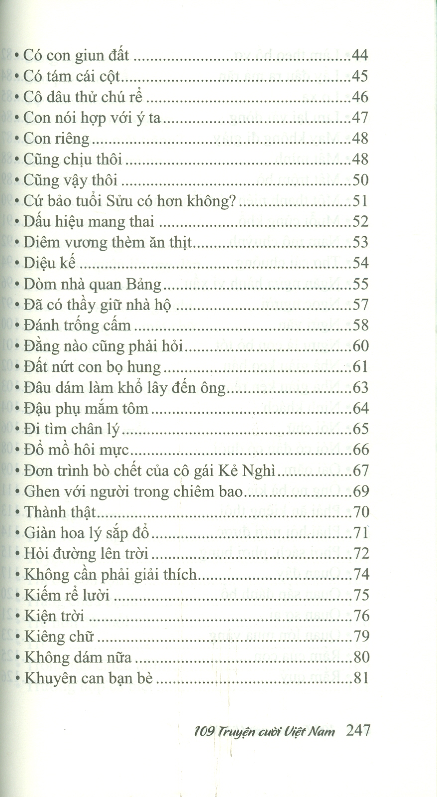 109 Truyện Cười Việt Nam