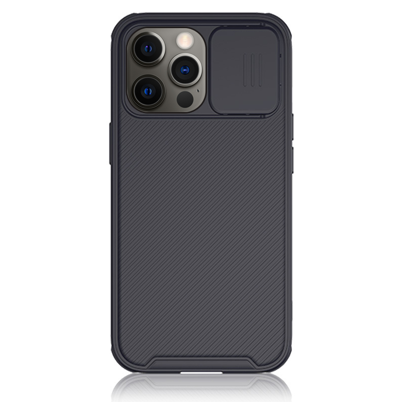 Ốp Lưng Kéo Nắp Hỗ Trợ Sạc Từ Tính Dành Cho Iphone 12 13 14 15 12 Pro 12 Pro Max 13 Mini 13 Pro 13 Pro Max 14 Plus 14 Pro 14 Pro Max 15 Plus 15 Pro 15 Pro Max - Hàng Chính Hãng - Đen - 14 Pro Max