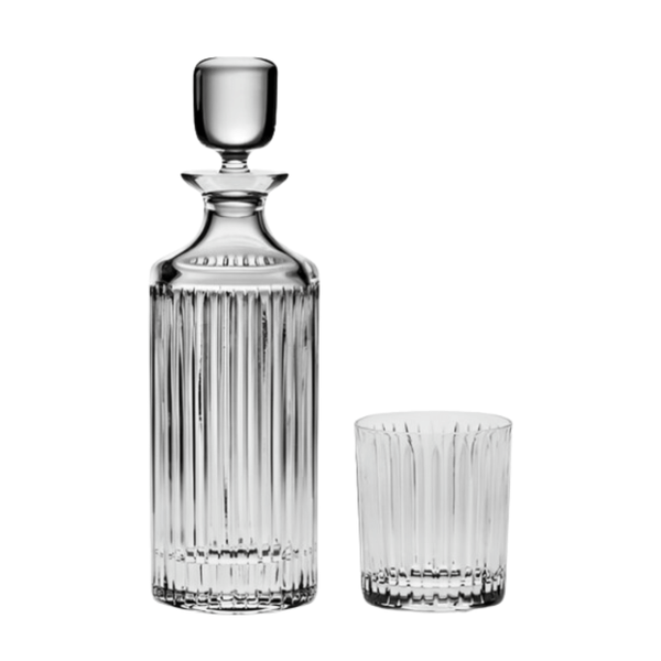 Bộ bình rượu pha lê Bohemia Skyline gồm 1 bình 0,7L và 6 cốc dung tich 320ml hàng chính hãng