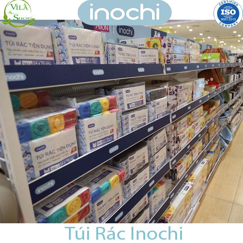 Túi Rác Tự Huỷ, Túi Rác Có Quai Tiện Dụng Chính Hãng Inochi, Loại 10L 25L 50L - Dạng Cuộn Màu Đen