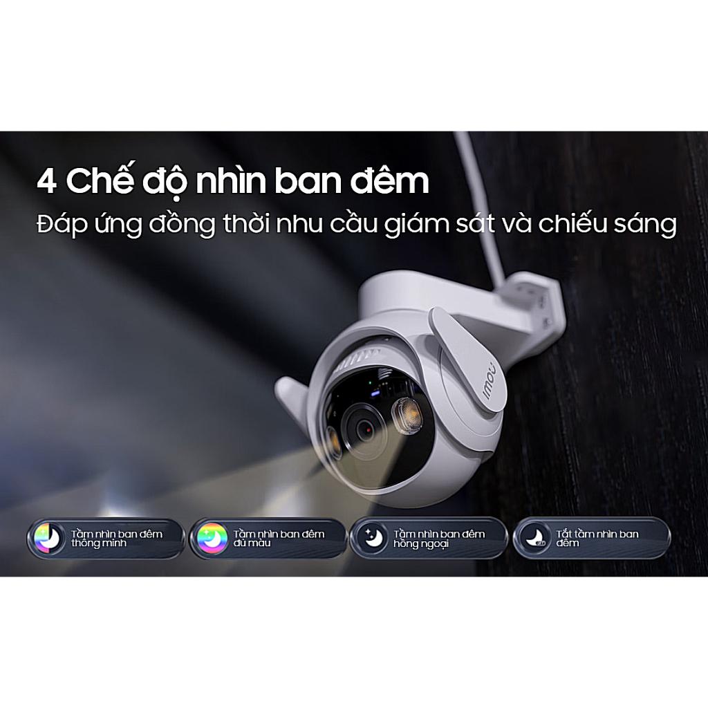 Camera IP Wifi IMOU Cruiser GS7EP 3MP và 5MP có màu ban đêm, đàm thoại 2 chiều - TRANGIATELECOM Hàng chính hãƞg Hàng nhập khẩu - GS7EP 3MP