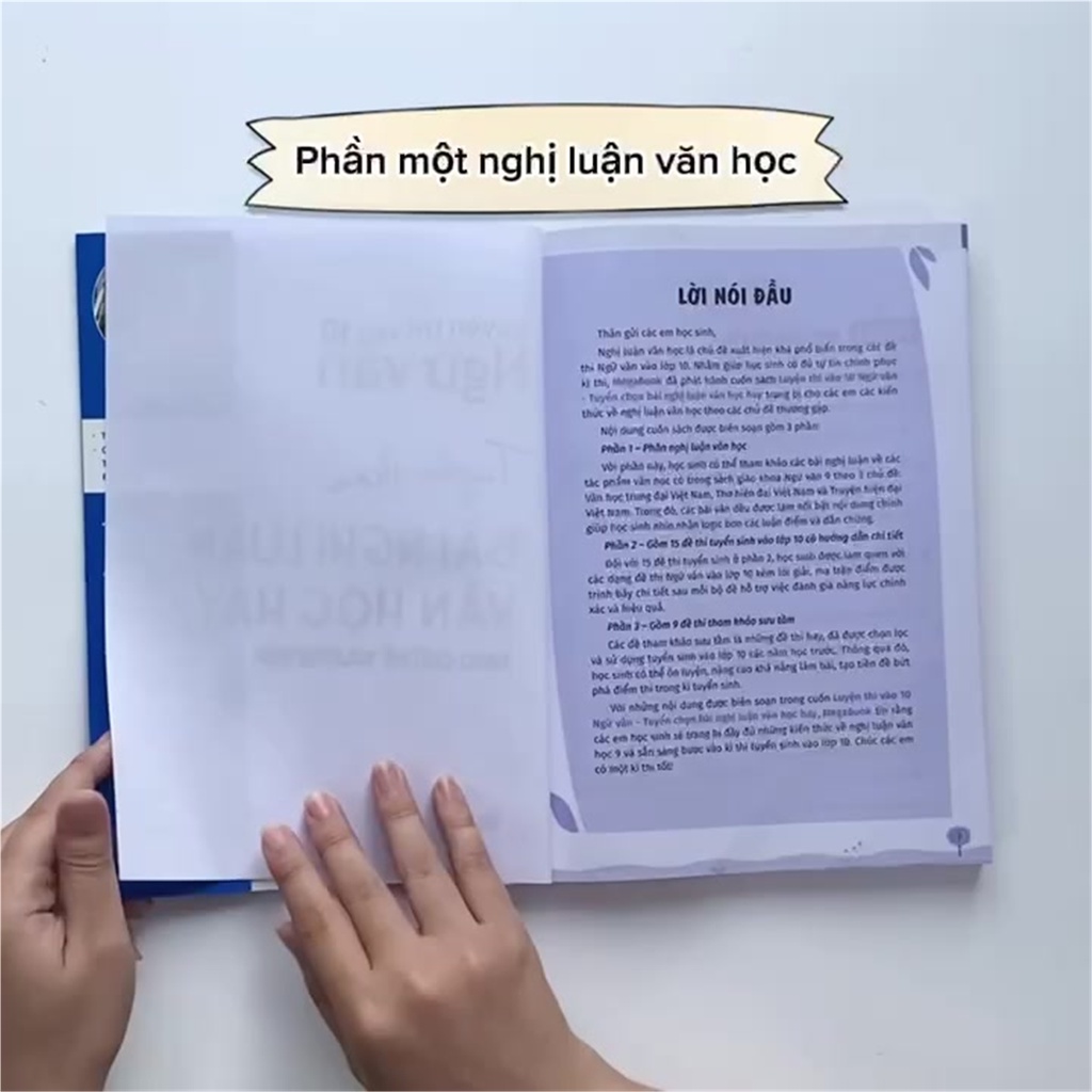 Sách - Luyện thi vào 10 Ngữ Văn - Tuyển chọn bài nghị luận văn học hay theo chủ đề thường gặp ( mg)