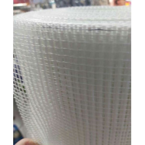 Lưới thủy tinh lót sàn đổ bê tông.