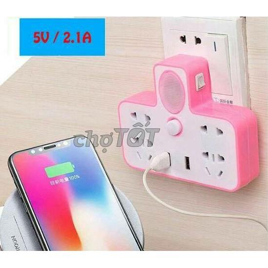 Ổ điện đa năng kiêm đèn ngủ và cổng sạc usb