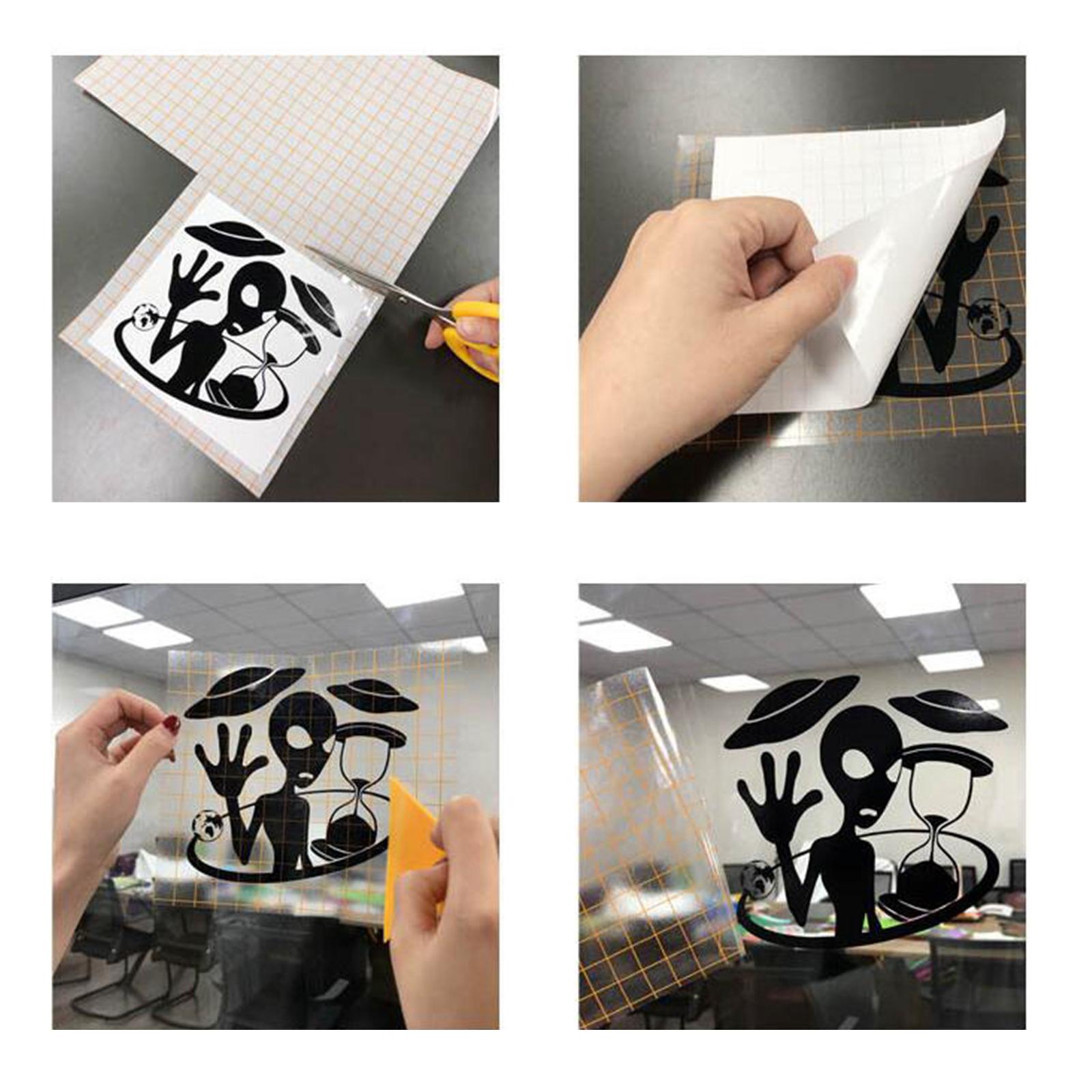 2x12inch x 5Ft Transfer Tape Paper Adhesive Vinyl for Decals Signs Windows