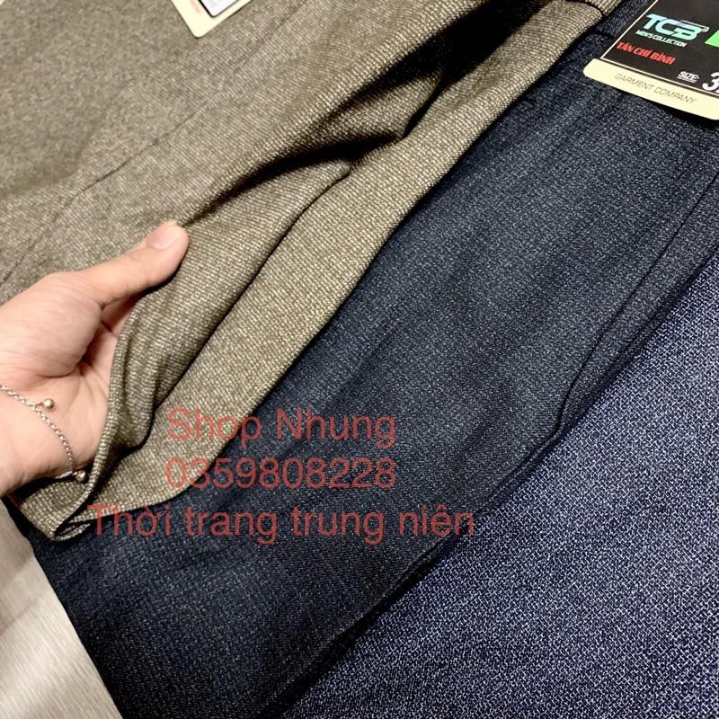 Quần tây nam trung niên chất đẹp không xù không nhăn ảnh thật nhận sỉ