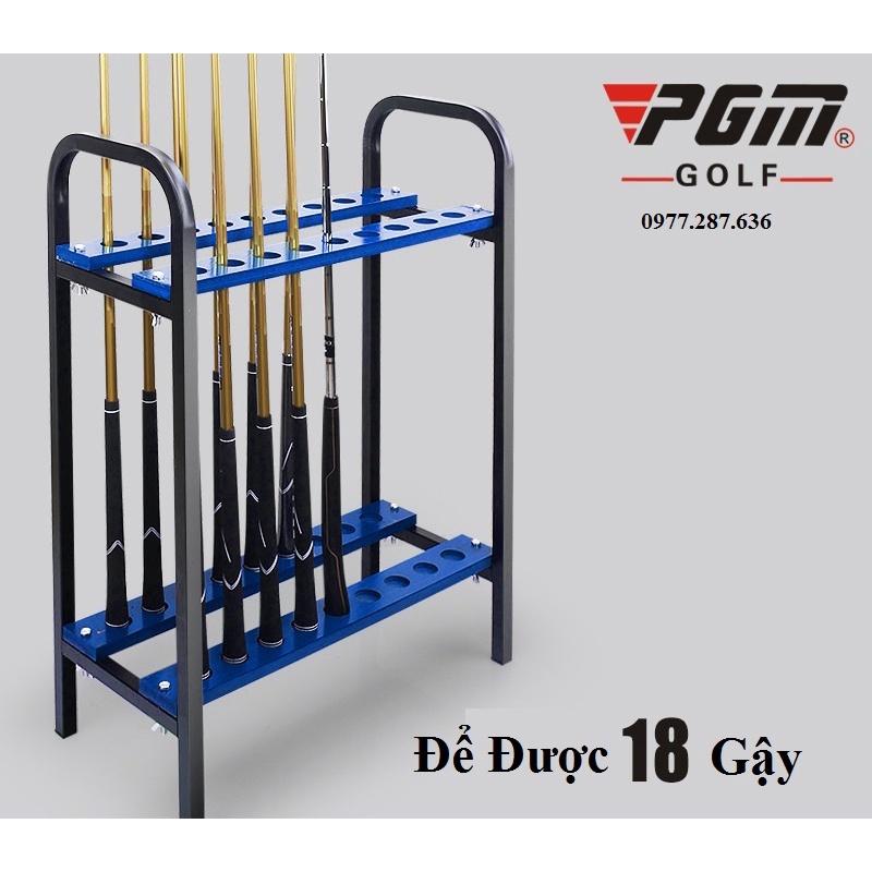 Giá để gậy golf kệ đựng được 18 gậy với khung thép chắc chắn tiện lợi Cao Cấp GD002 - Hàng Chính Hãng