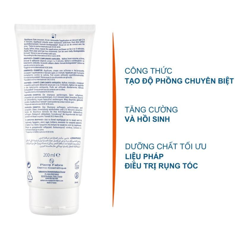 Dầu Gội Dạng Kem Ngăn Rụng Tóc Ducray Anaphase Shampoo 200ml
