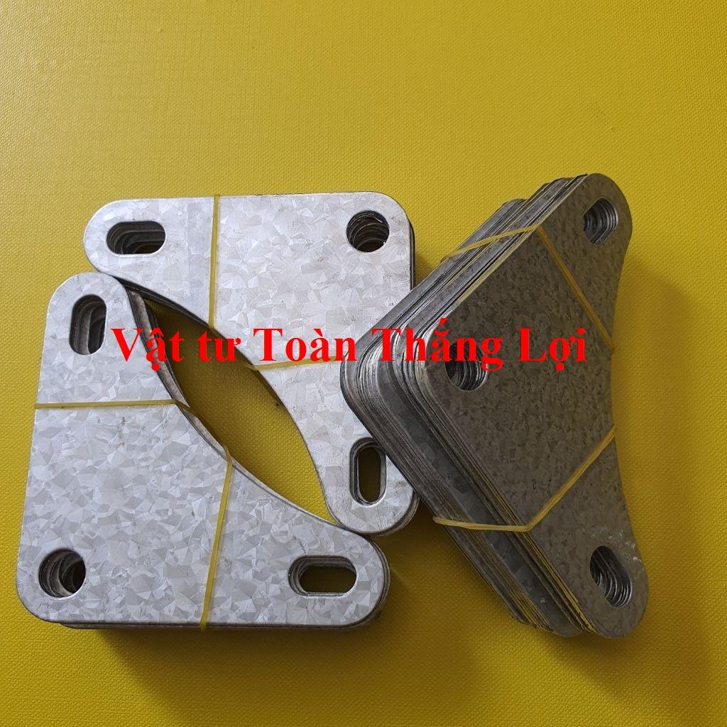 Combo Bát tam giác bắt kệ sắt V lỗ đa năng