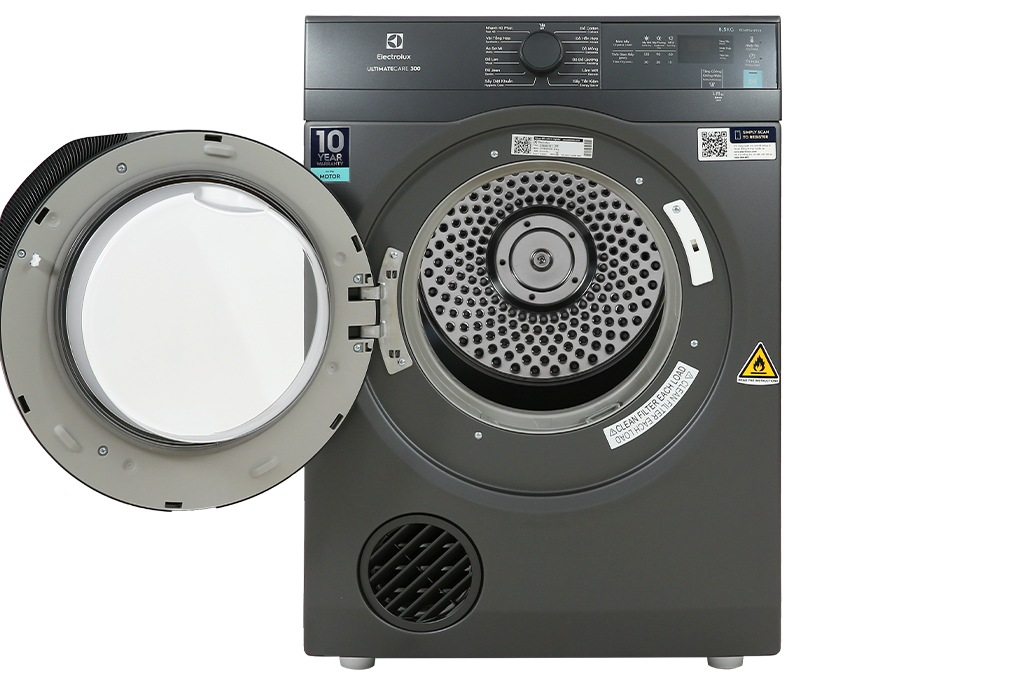 Máy sấy Electrolux 8.5 kg EDV854N3SB - Hàng chính hãng - Giao HCM và 1 số tỉnh thành