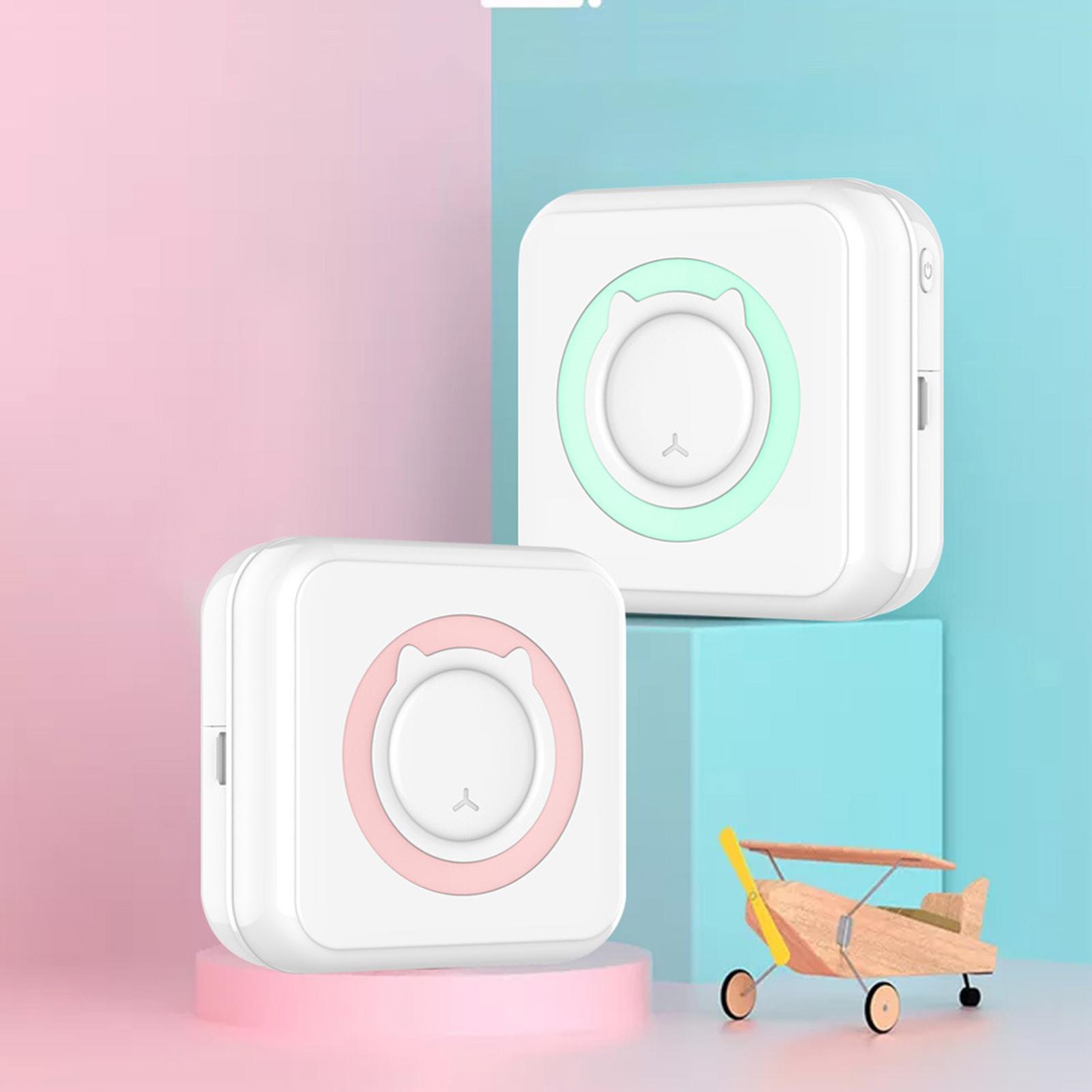 Portable/ Mini/ Pocket Printer for /Android, Bluetooth Mini Thermal Printer/Photo Phone Mobile Printer- with Printing Paper for Journal, Notes