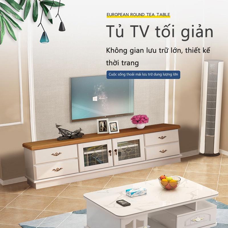 Kệ TV tủ tivi tủ TV gỗ cỡ nhỏ vừa hiện đại đơn giản trẻ trung Bắc Âu nội thất phòng khách tủ kệ giá đựng đồ