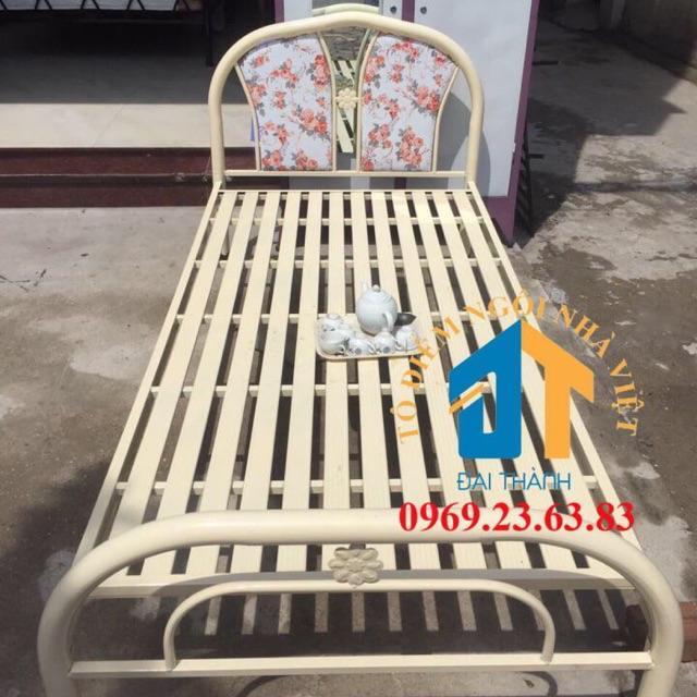 Giường sắt đơn ngang 1m đại thành