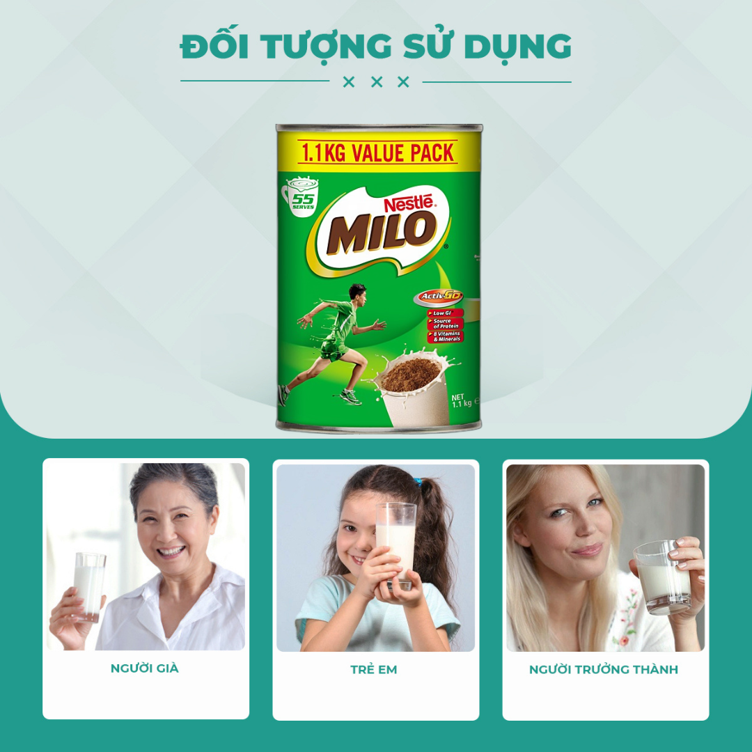 Sữa Milo Nestle chính hãng nội địa Úc 1kg - Phát triển chiều cao, tràn đầy năng lượng - OZ Slim Store