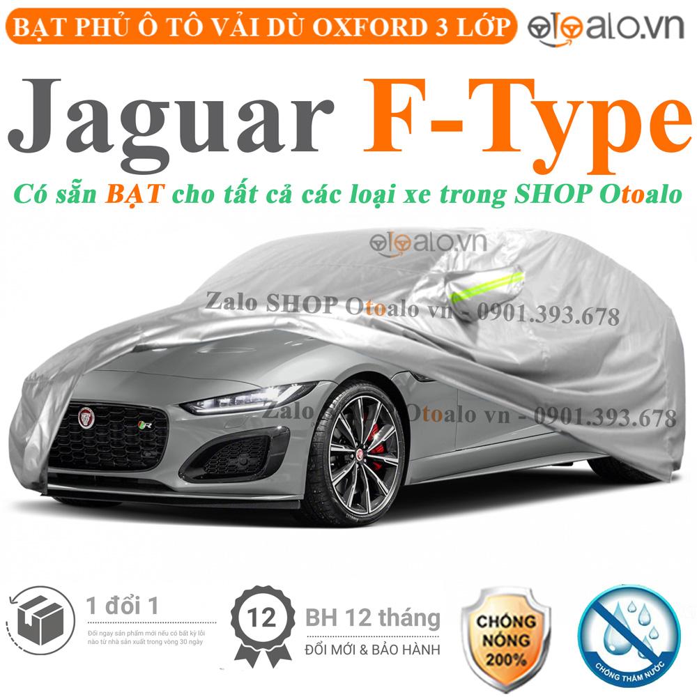 Bạt che phủ xe ô tô Jaguar F-Type vải dù 3 lớp CAO CẤP BPXOT - OTOALO