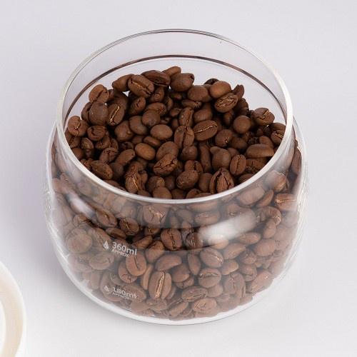 Hũ đựng cà phê/thực phẩm có van hút chân không thủy tinh Cafede Kona (450ml – 750ml – 1150ml) – chính hãng