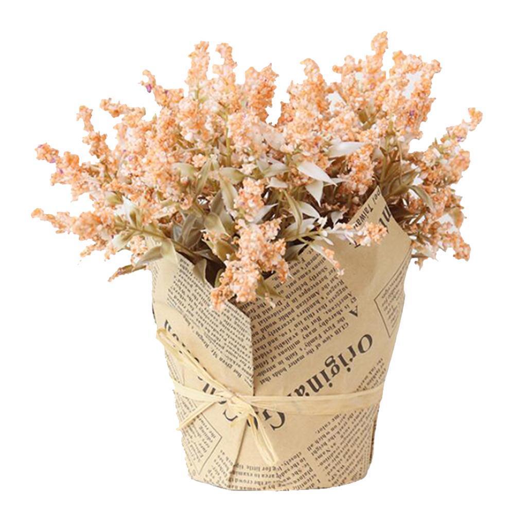Artificial Lavender Gypsophila Home Decor Flower Fake Bouquet Pot Flower-02