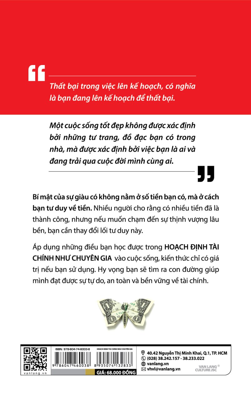 Hoạch Định Tài chính Như Chuyên Gia - Vanlangbooks