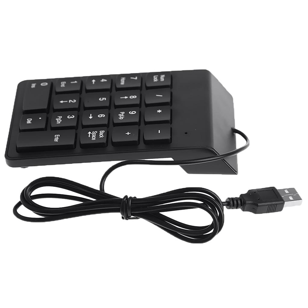 USB 18 Keys Num Pad Numeric Keypad Keyboard for Laptop Notebook