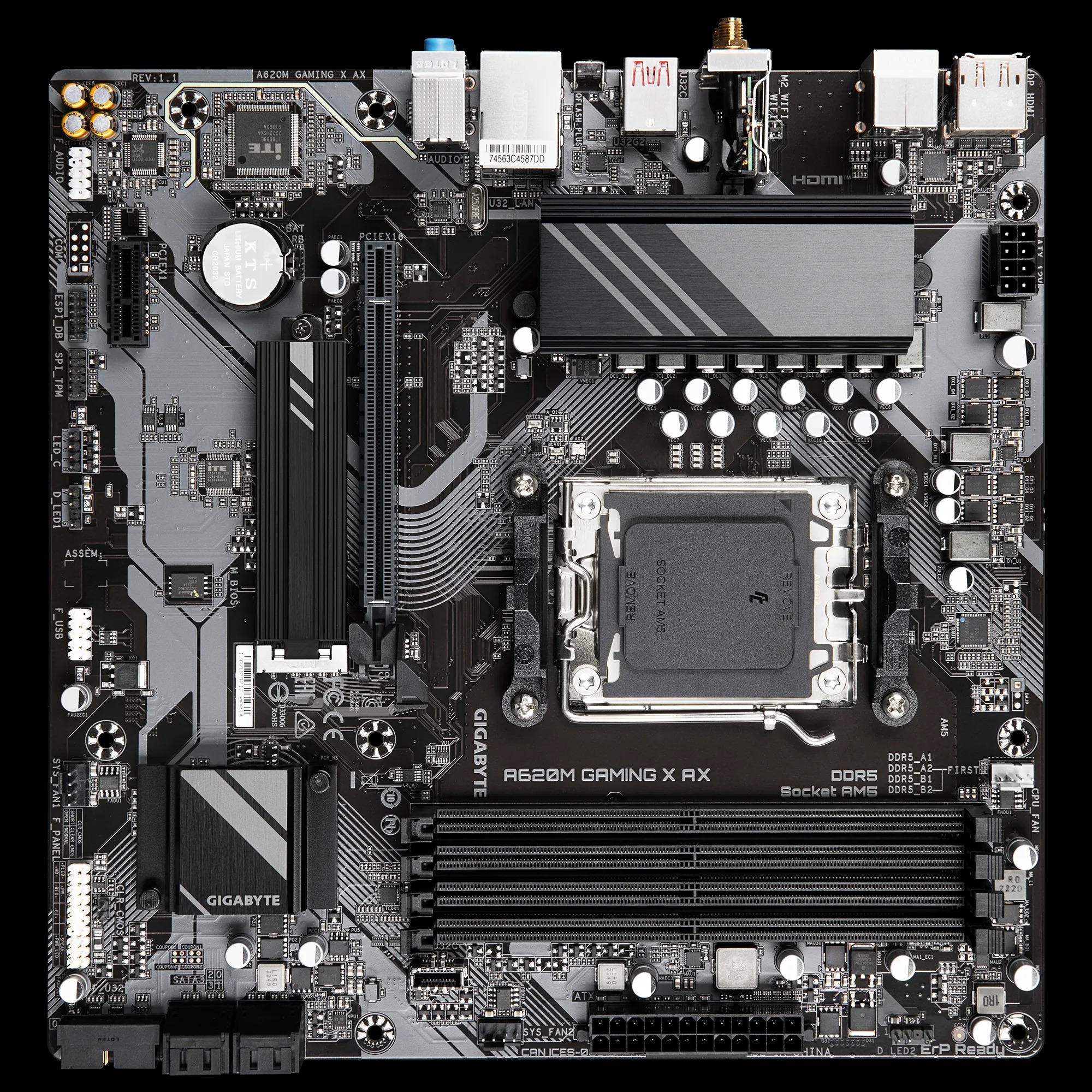 Mainboard Gigabyte A620M GAMING X AX Socket AM5 - Hàng Chính Hãng