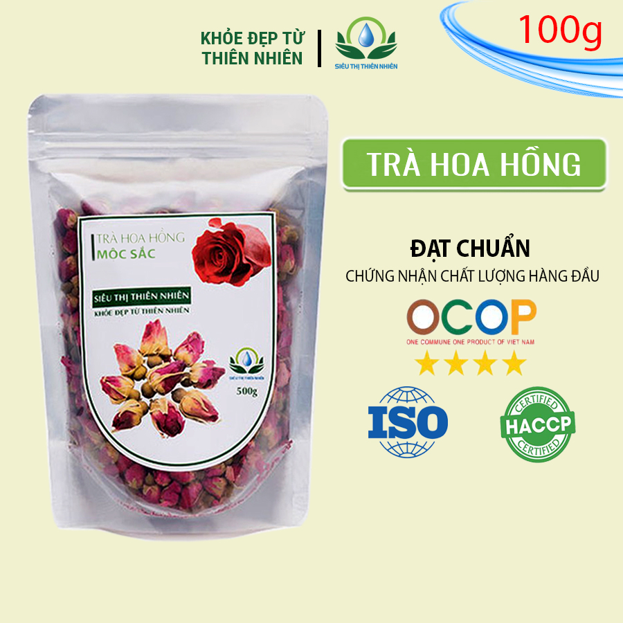 Trà Hoa Hồng Sấy Khô Mộc Sắc 100g