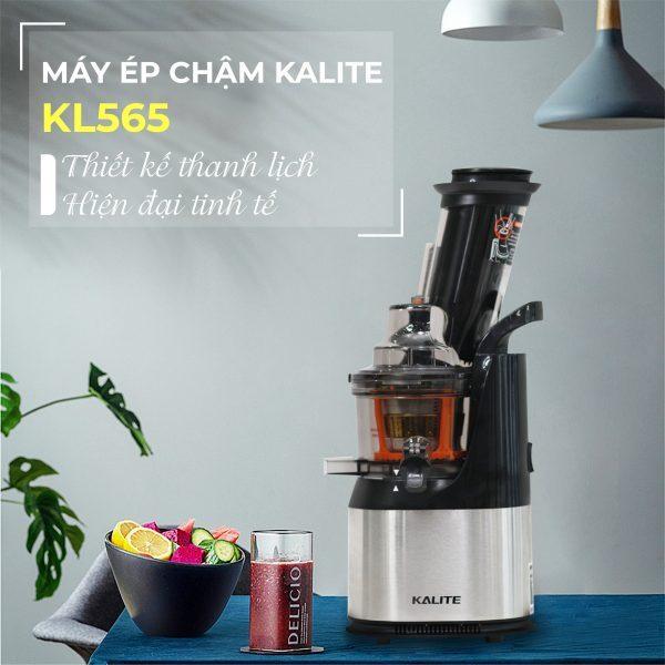 Máy Ép Chậm Kalite KL-565 Pro, Công Suất 240W, Ép Kiệt Bã Rau Củ Quả, Làm Kem, Hàng Chính Hãng