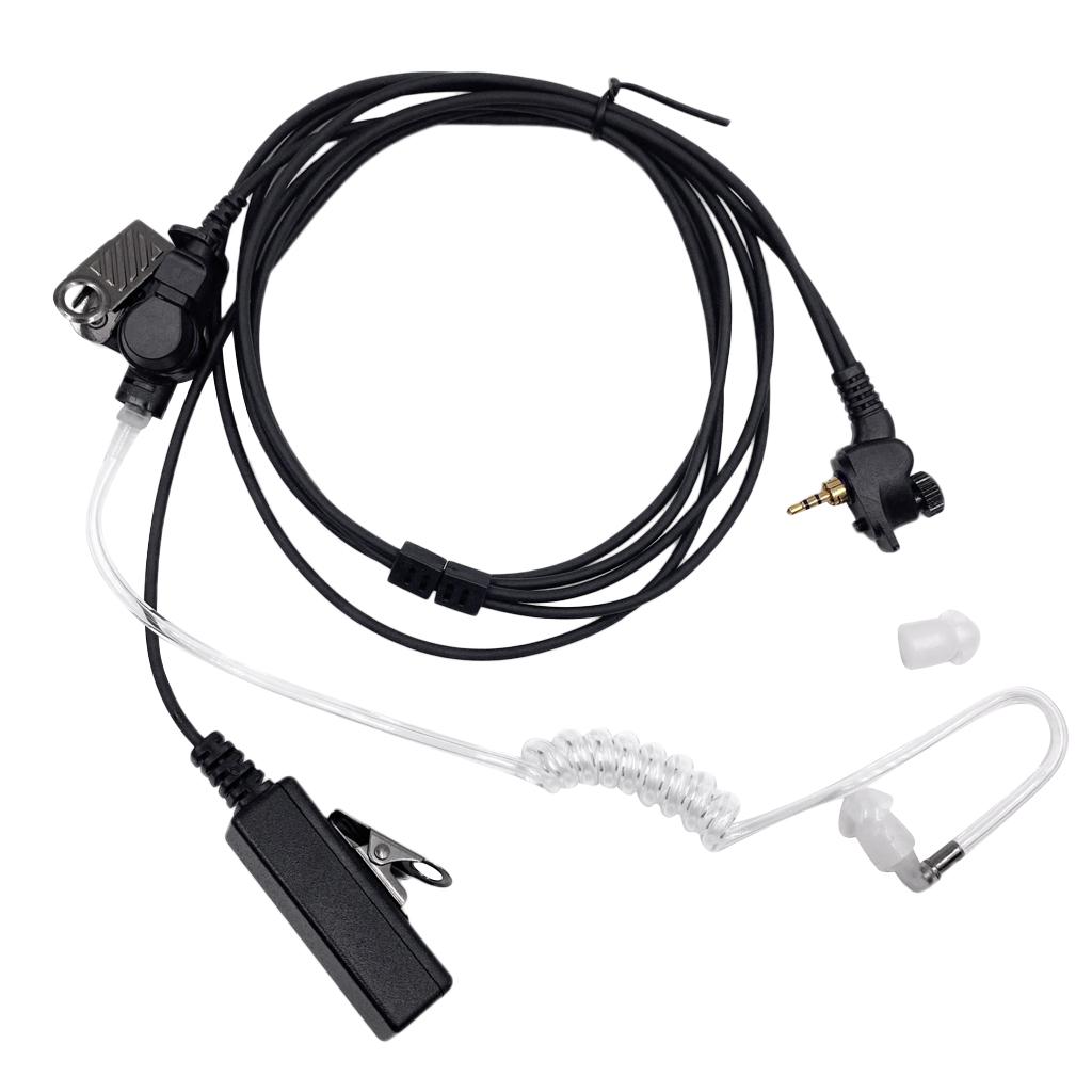 1Pin PTT Mic Covert Acoustic Tube Earpiece Headset for Motorola MTH800 MTP850 MTH600 MTH650 MTH850 MTS850 Two Way Radio
