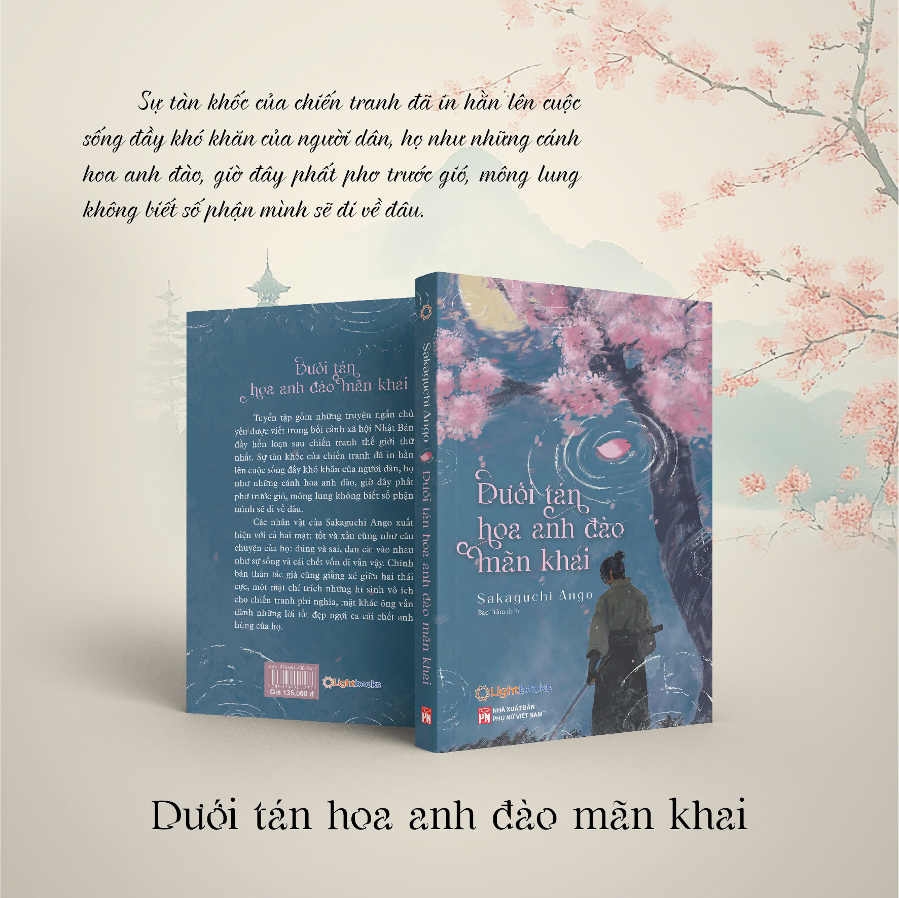 Sách - Dưới Tán Hoa Anh Đào Mãn Khai - Tuyển Tập Truyện Ngắn Nhật Bản - Sakaguchi Ango