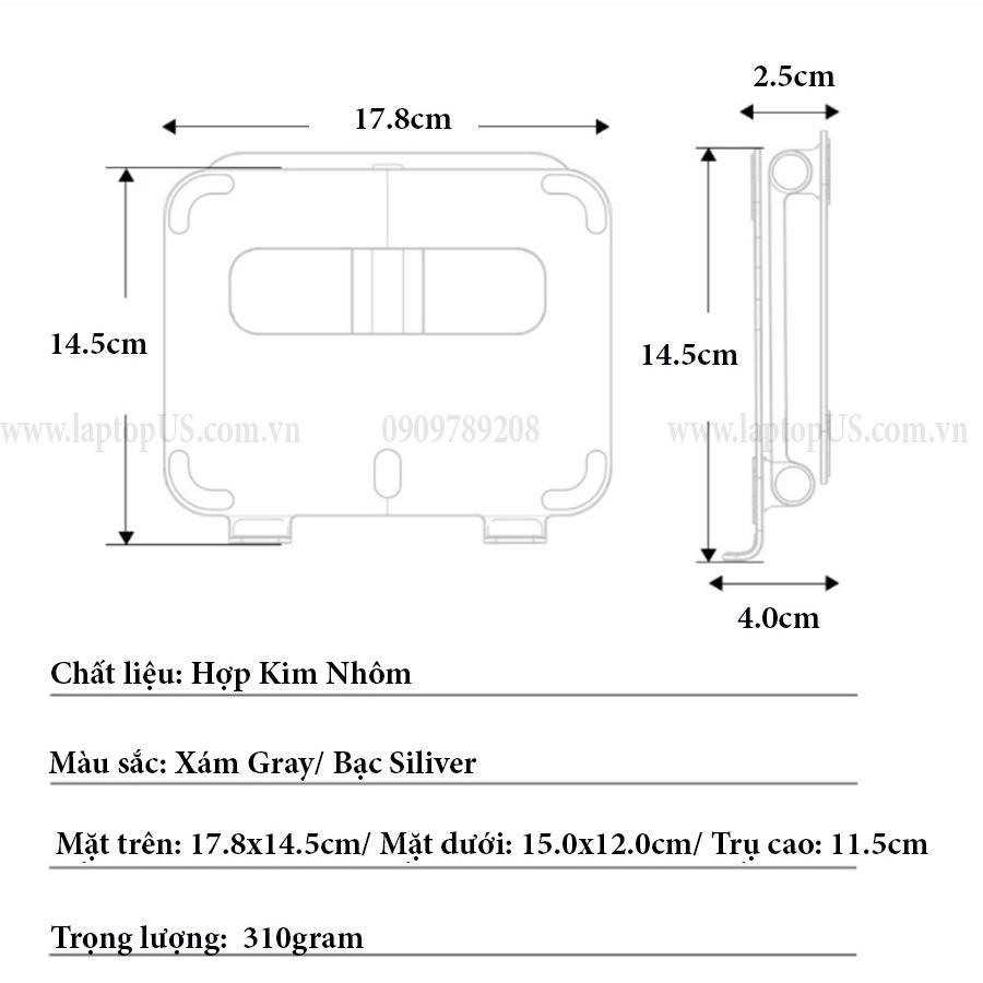Kệ Giá Đỡ Máy Tính Bảng Hợp Kim Nhôm