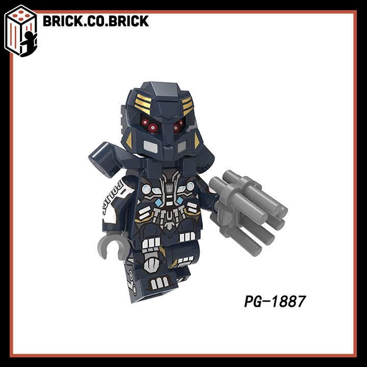 Mô Hình Lắp Ráp Sáng Tạo Transformer The Last Knight Minifig Robot đại chiến Bumblebee Optimus Prime PG8215