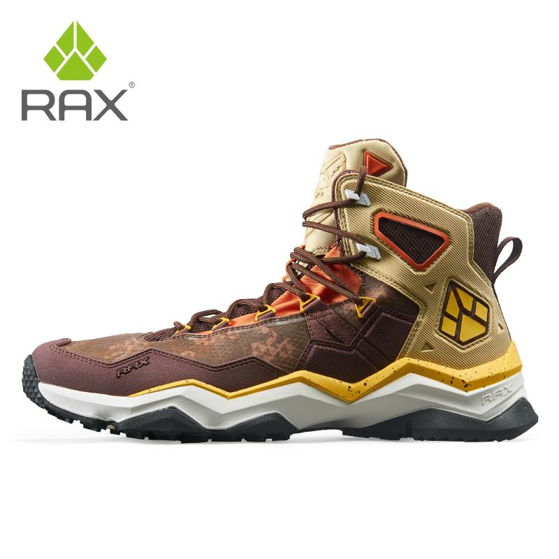 RAX Đi Bộ Đường Dài Giày Nam Thể Thao Ngoài Trời Giày Sneaker Nam Giày Đi Bộ Nhẹ Thoáng Khí Giày Thể Thao Đa Địa Hình Color: brown Shoe Size: 46