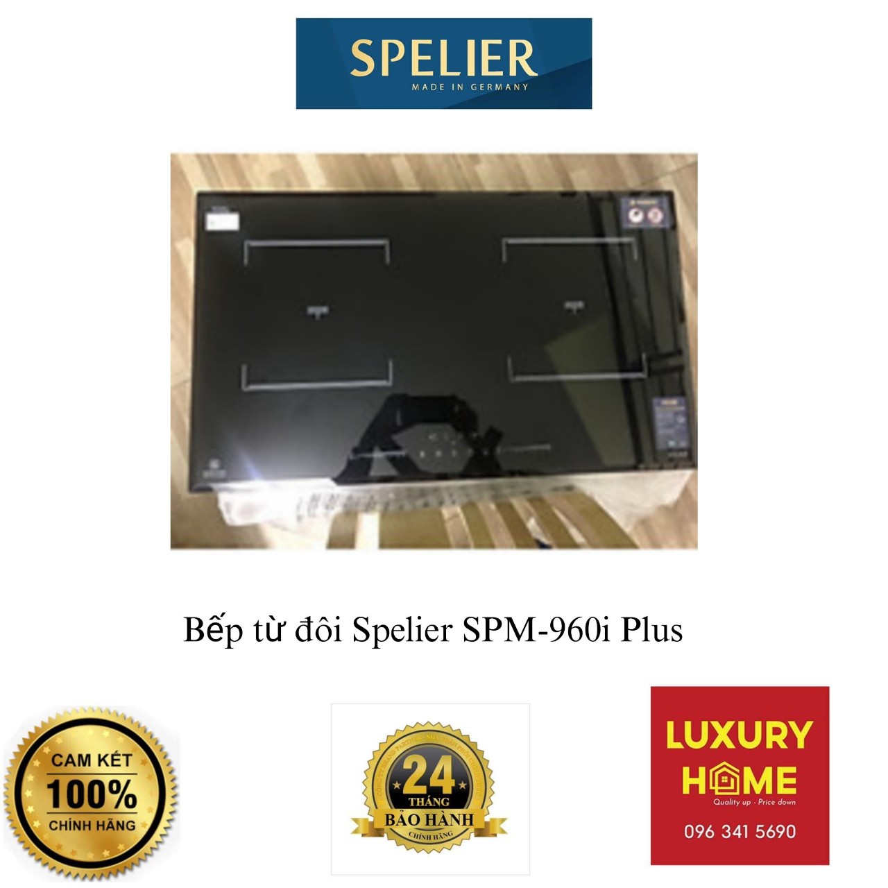 Bếp từ đôi Spelier SPM-960i Plus - Hàng Chính Hãng