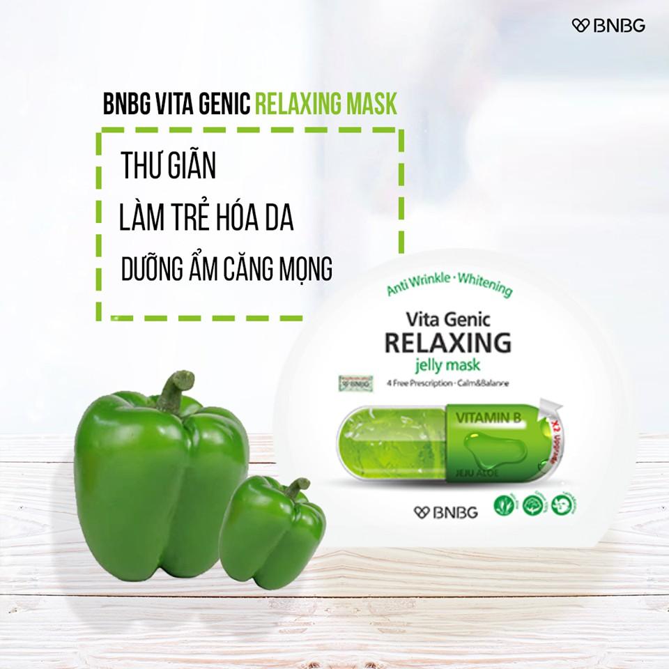 Mặt nạ dưỡng da giúp thư giãn và phục hồi da BNBG Vita Genic Relaxing Jelly Mask 30ml