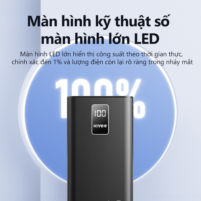 Sạc dự phòng 10000mAh BASIKE 10W Với đèn Pin Cho iP Huawei Samsung OPPO - Hàng chính hãng