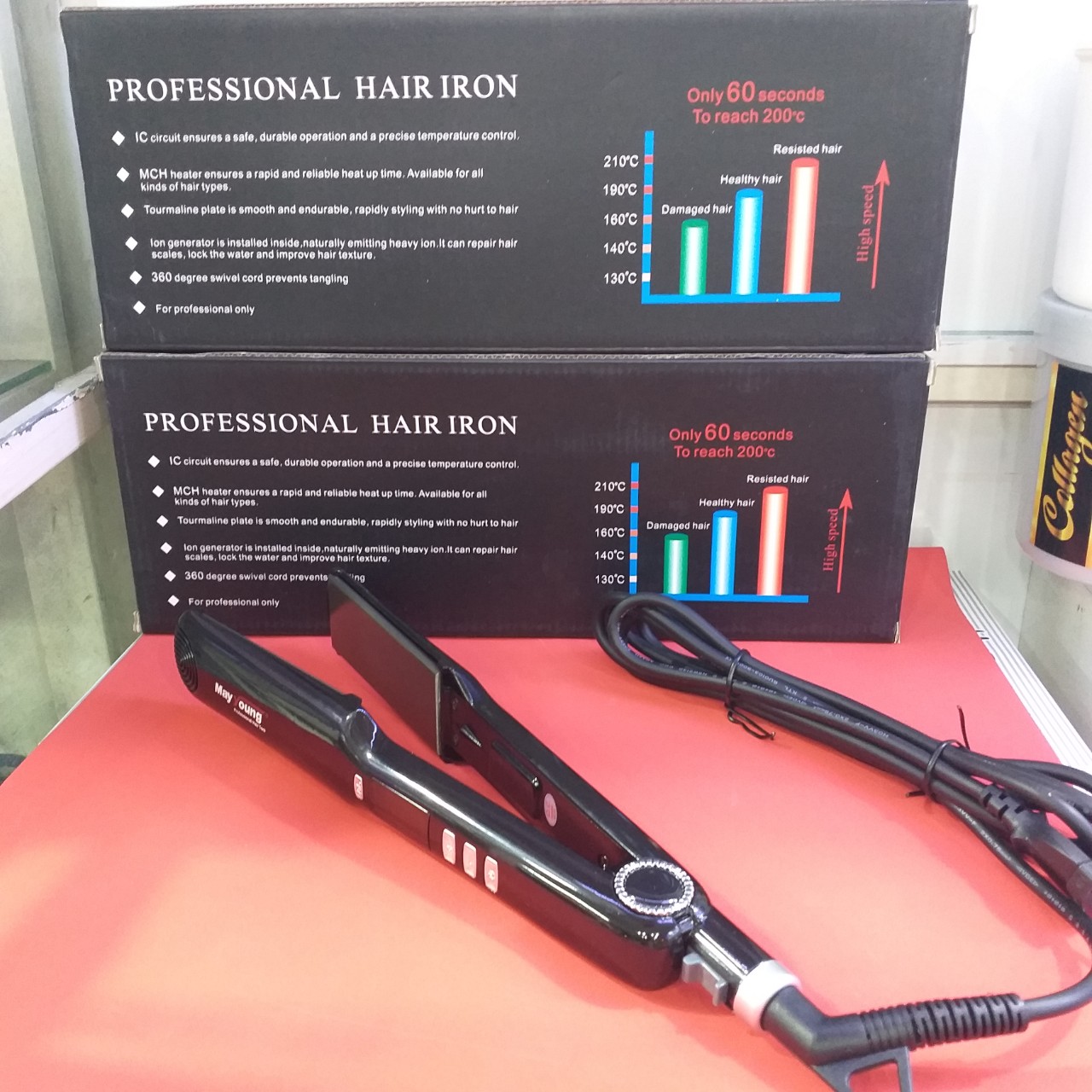 Máy kẹp duỗi tóc bản lớn 5cm