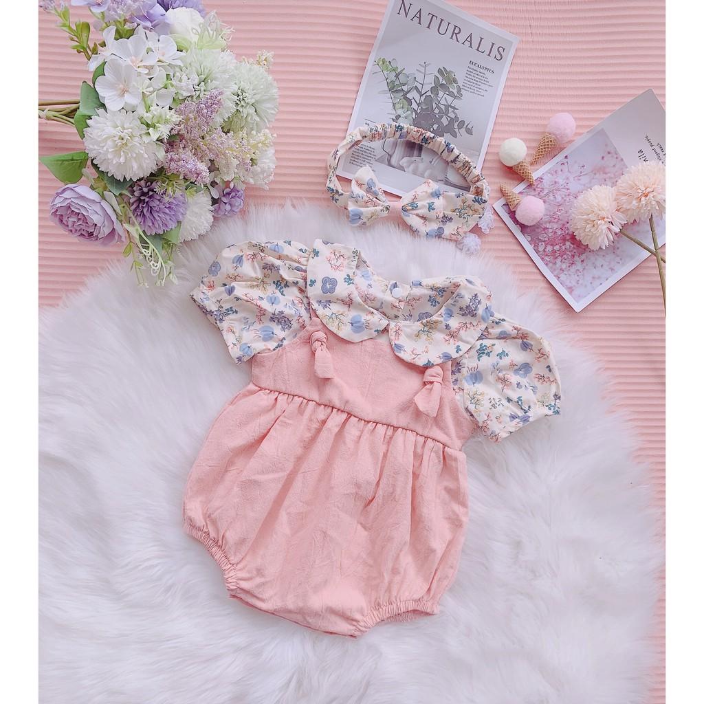 body bé gái bộ Bodysuit cho bé gái từ 5-13kg. Set body cho bé hàng thiết kế (Mẫu V14)