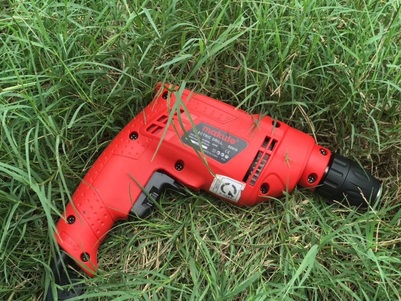 MÁY KHOAN ĐIỆN 450W 10MM MAKUTE ED010 RED- HÀNG CHÍNH HÃNG