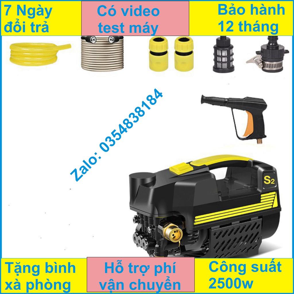 Máy rửa xe công suất mạnh Sakura, Máy rửa xe áp lực cap 1800w- Đánh bay mọi vết bẩn dễ dàng