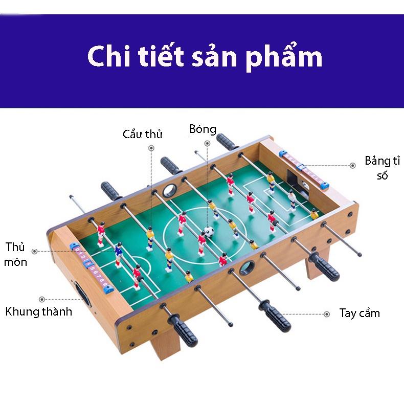 Bàn Bilac Bóng Đá Mini 6 Tay Bằng Gỗ ( Hàng đẹp )