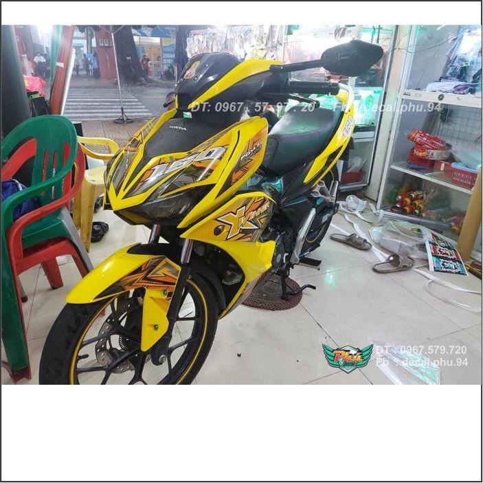 Tem Winner X vàng cam đen