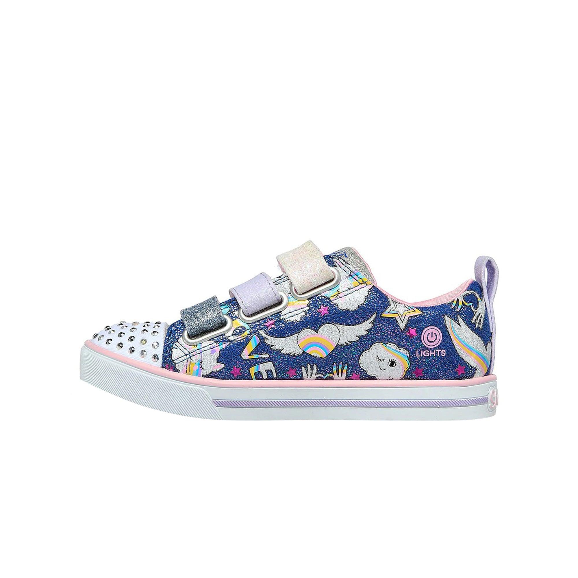 Giày sneaker bé gái Skechers Sparkle Lite - Believe In Rai - 314766L