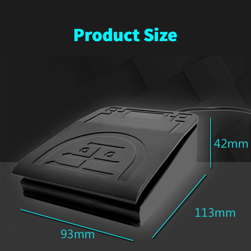 Bàn Đạp Chân Tùy Chỉnh USB Footswitch MIDI Cho Trò Chơi Âm Nhạc Thu Nhận Hình Ảnh