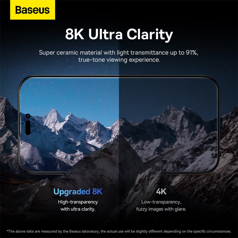 Kính cường lực All-glass SuperCeramic Tempered Glass EasyStick Film iP14